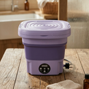 Mini Máquina de Ropa Portátil Lava y Seca + REGALOS: 2 Recipientes de Limpieza