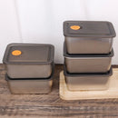 Kit de 16 Recipientes de Acero Inoxidable Línea Premium con Tapa Antifugas Resistente al Congelador y a Altas Temperaturas