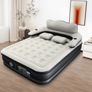 [Llevá 2 Pagá 1] Colchón Portátil de Dos Plazas con Apoyo para la Cabeza, Triple Revestimiento y Antidesgarro +REGALO: Bomba de Aire Eléctrica